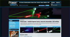 Desktop Screenshot of powerlaser.cz